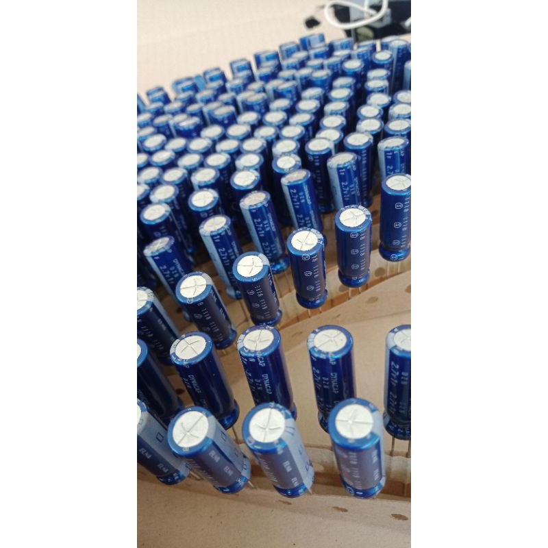 1F 2.7V(1ล้านไมโคร)ซุปเปอร์คาปาซิเตอร์ELNAสีฟ้า(แพ็ค10ตัว)8x22mmแท้-ใหม่แกะกล่อง SuperCAP C 1ฟารัต