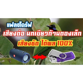 แฟลชไดรฟ์ เสียงต่อนกเขียวก้านตองเล็ก ยี่ห้อ Kingston 4gb ยาว 8 ชั่วโมง เก็บเงินปลายทาง