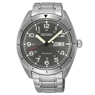 SEIKO นาฬิกาข้อมือผู้ชาย SPORTS 5 Automatic สายสแตนเลส สีเงิน/สีเทา รุ่น SRP709K1