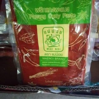 น้ำพริกแกงพะแนง500กรัมตราแม่น้อยไม่เจือสีและผงชูรส