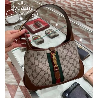 ของแท้ GUCCI Jackie 1961 Small Underarm Bag One Shoulder Crossbody Handbag