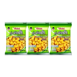 โก๋แก่ปากอ้าอบเกลือ10บ. 40g (1เเพ็ค6 ซอง)