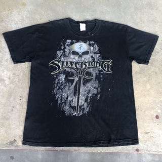 vtg.T-Shirt เสื้อวง SILVERTUNG MADE IN NICARAGUA Sz.L 100% COTTON