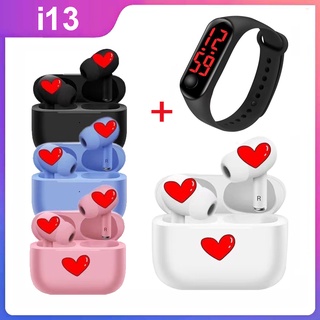 (COD) ซื้อหนึ่งแถมหนึ่ง Inpods 13 Pro Macaron 5.0 หูฟังบลูทูธไร้สาย พร้อมไมโครโฟน