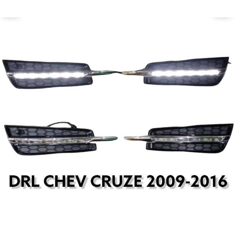 ไฟเดไลท์​ CRUZE​ 2009​ 2011​ 2013 2015 ไฟตัดหมอกเดไลท์​ DRL​ CHEV​ CRUZE​ 2009