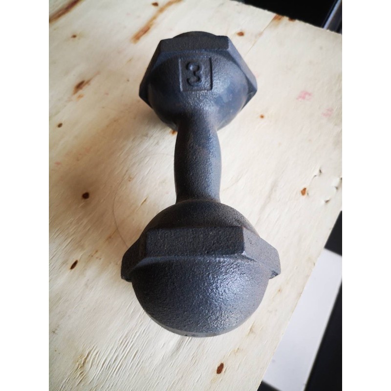 ดัมเบลเหล็กยกน้ำหนัก 3 กก คู่ละ 780 บาท Dumbell 3 kg 2 pice 780 baht ดัมเบล