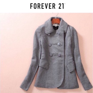 เสื้อโค้ท PEA COAT กันหนาว เสื้อนอก เสื้อคลุม ☮️แบรนด์ ✨FOREVER21🌟 (WY164)