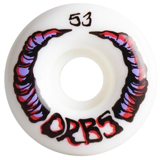 Orbs | 53mm 99a Apparitions White Skateboard Wheels