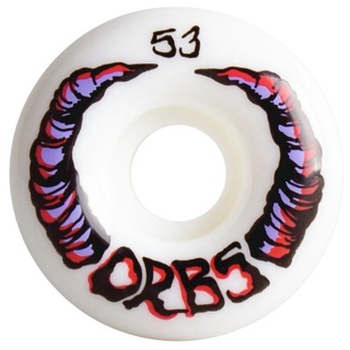 Orbs | 53mm 99a Apparitions White Skateboard Wheels