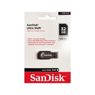 SanDisk 32GB Ultra Shift USB 3.0 Flash Drive - SDCZ410-032G-G46 (Waranty 5Y)