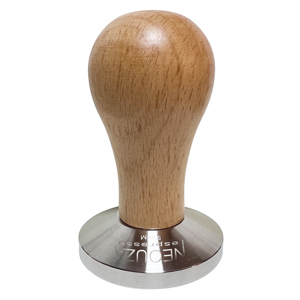 Neouza แทมเปอร์สเตนเลส 304 51 53 58 มม. ด้ามจับไม้ สําหรับบดเมล็ดกาแฟ - รูปที่ 6