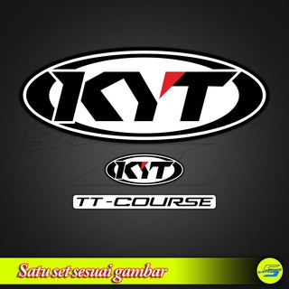 สติกเกอร์ KYT TT COURSE สําหรับติดหมวกกันน็อค