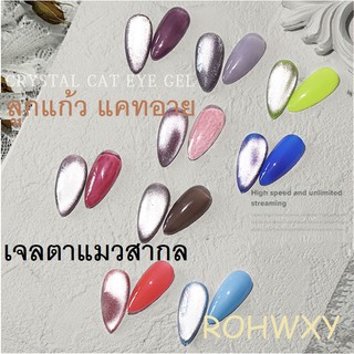 สีเจล สีทาเล็บเจล ลูกแก้ว แคทอาย Cat Eye Spar Cat Eye 8ml ยาทาเล็บเจล