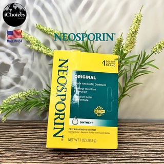 [Neosporin] Original Triple Antibiotic Ointment 28.3 g ครีมทาแผลสด แผลถลอกและแผลทั่วไป ลดการติดเชื้อ