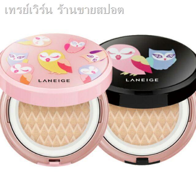 ﹉▼( SALE ไม่รับเปลี่ยนคืน EXP. 2019  ) Laneige x LUCKY CHOUETTE NEW BB CUSHION PORE CONTROL + Refill