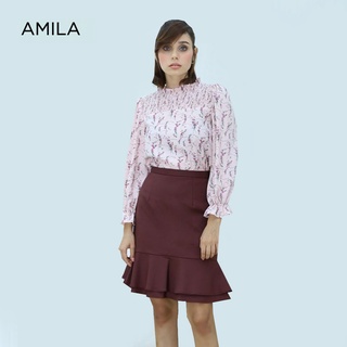 AMILA Blouse AM-B831 แขนยาว IGPU21-10