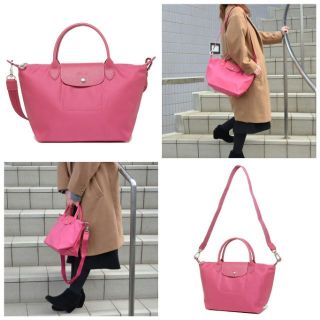 SALE!! ❤ รับประกันแท้ 💯% จากช็อป ❤ LONGCHAMP Neo ไซส์ S สี Rose