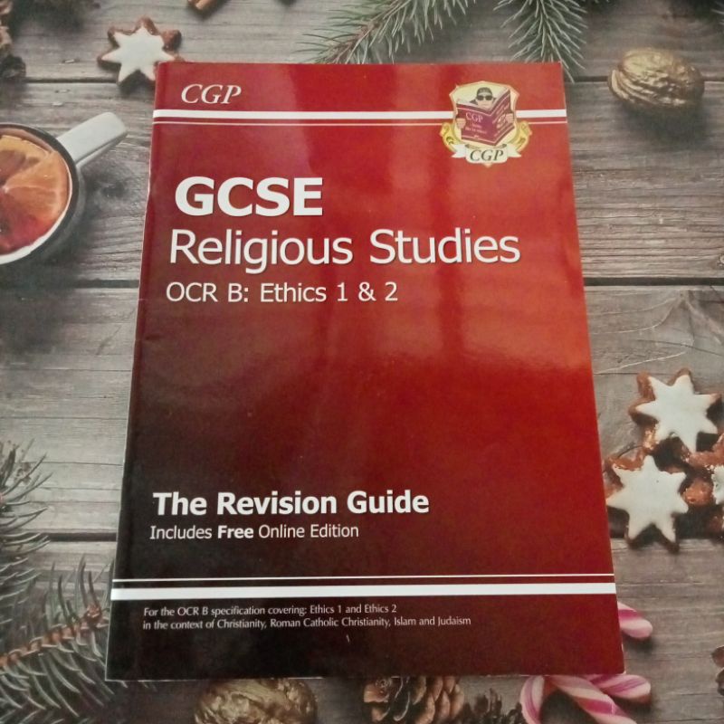 แบบฝึกหัด GCSE Religious Studies OCR B: Ethics 1 & 2 The Revision Guide Includes Free Online Edition