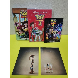 Set Post​card 3 แผ่น​ + DVD  แท้​ Toys Story ภาค​ 2 ในซีน และ​ ภาค3 สภาพสะสม​ ของลิขสิทธิ์แท้ครับ​