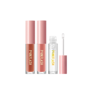 PINKFLASH OhMyGloss ลิปกลอส มีกลิตเตอร์ ให้ความชุ่มชื้น แบบกันน้ำ