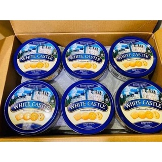 💥ยกลัง 24 กระปุก💥 White Castle Butter cookies คุ๊กกี้ราเนยยอดนิยม 114 กรัม × 24 กระปุก