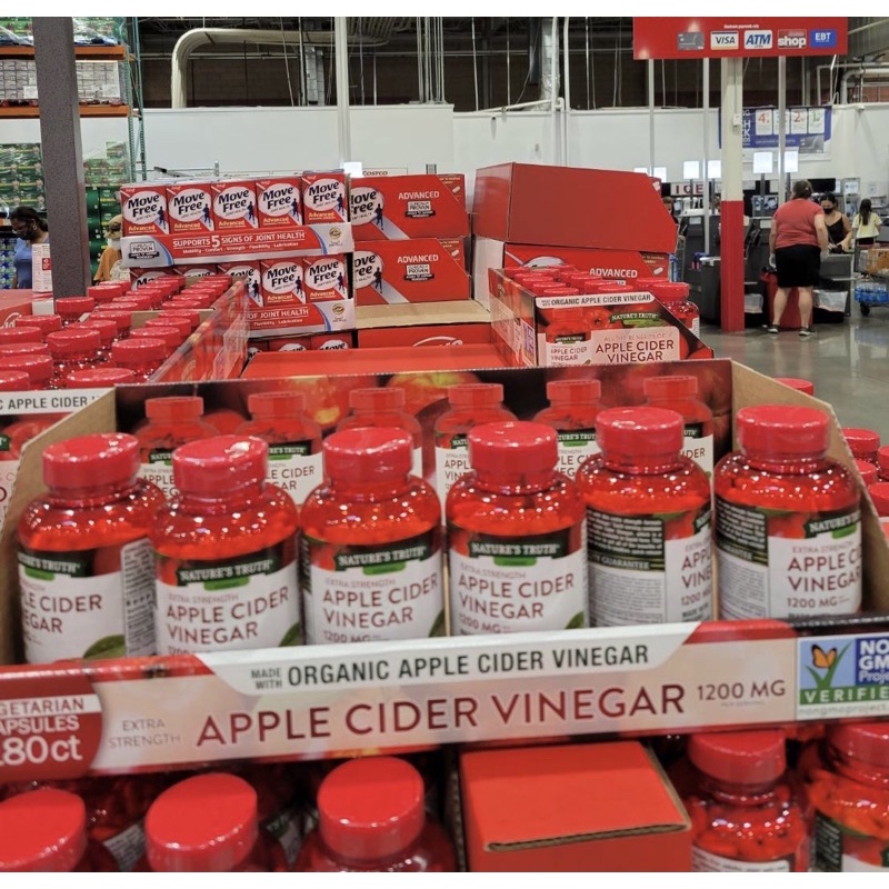 🔥 Nature’s Truth Apple Cider Vinegar 1200 mg น้ำส้มสายชูหมักจากแอปเปิ้ล 180เม็ด🔥