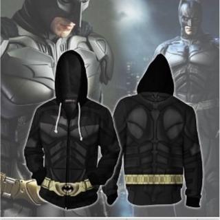 Movie Batman The Dark Knight Hoodie 3D Printed Zipper Sports Jacket