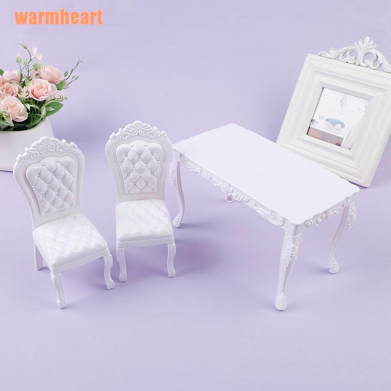 Warmheart เก้าอี้โต๊ะคอมพิวเตอร์ สําหรับตกแต่งบ้านตุ๊กตา 1: