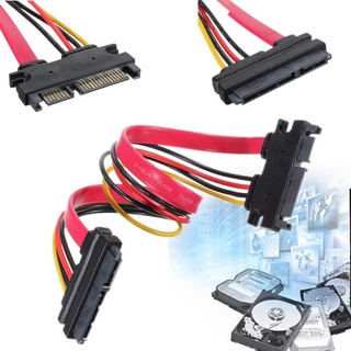 สายเคเบิลต่อขยาย SATA 22 Pin (7 + 15) Male to Female Serial ATA