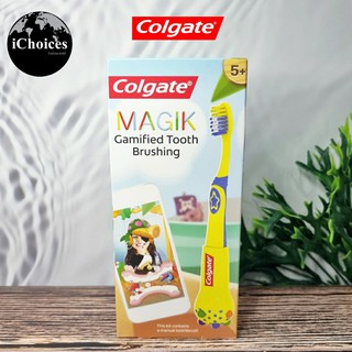 คอลเกต แปรงสีฟัน สำหรับเด็ก อายุ 5 ปีขึ้นไป Colgate® Magik Gamified Tooth Brushing for Kids 5+