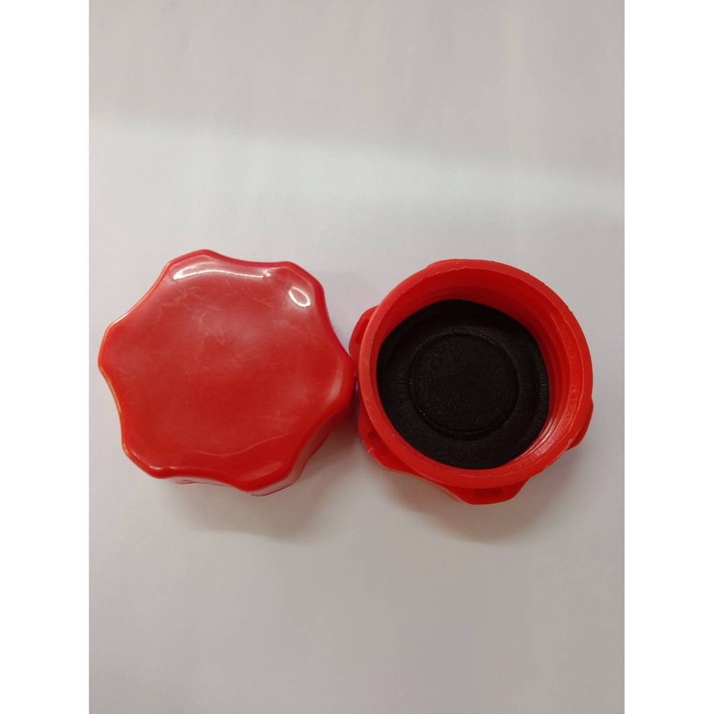 ฝาถ่ายน้ำยา + ปะเก็น อะไหล่ฝาถังน้ำยา ฝาใต้ถังถ่ายน้ำยา (สีแดง)  เครื่องพ่นยา767 - รูปที่ 3