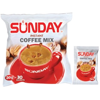 Sunday instant coffee mix กาแฟสำเร็จรูป 3in1