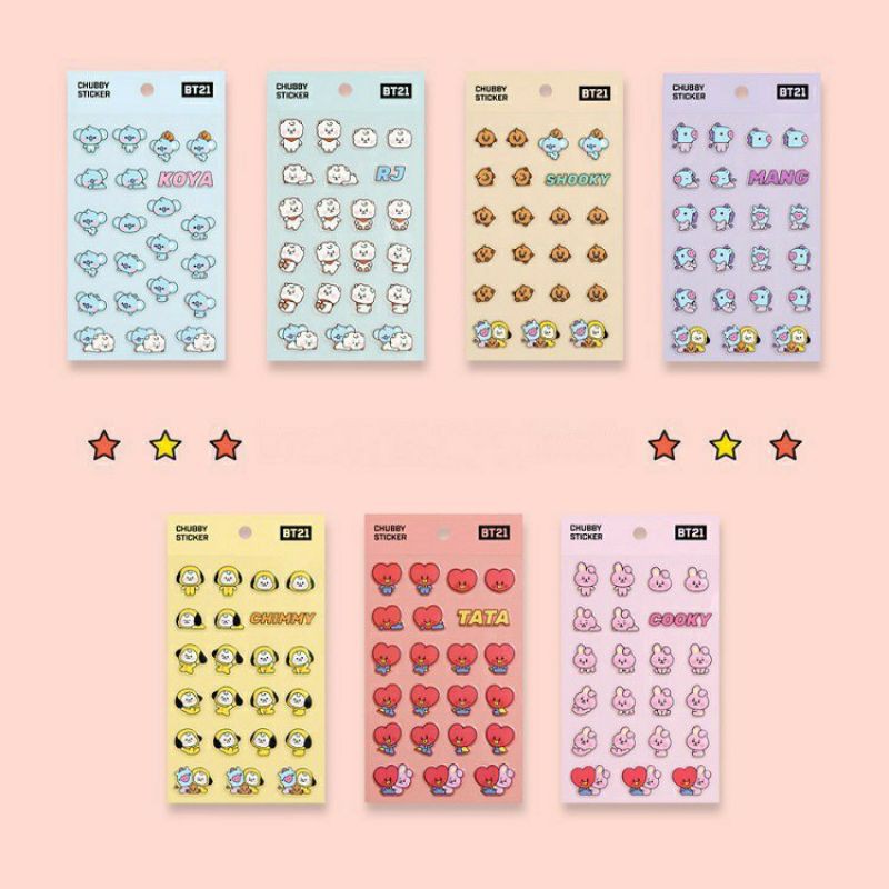 สติ๊กเกอร์ BABY BT21