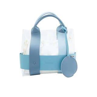 [Absolute Siam] FILL IN THE BAG - กระเป๋าถือคล้องแขนรุ่น SUNRAY Color BABY BLUE