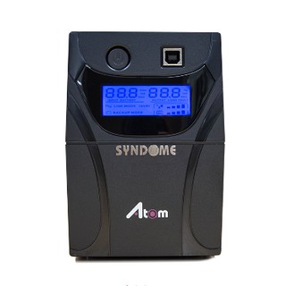 UPS (เครื่องสำรองไฟฟ้า) SYNDOME ATOM 800i-LCD (800VA/480Watt)