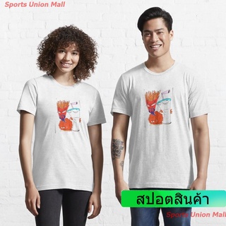 สบายๆ ภาษาญี่ปุ่น ผู้ชาย ตลก ผ้าฝ้ายแท้ Aqua Teen Hunger Force Essential T-Shirt คู่รัก ผู้ชาย เสื้อยืด เสื้อยืดลายการ์ต