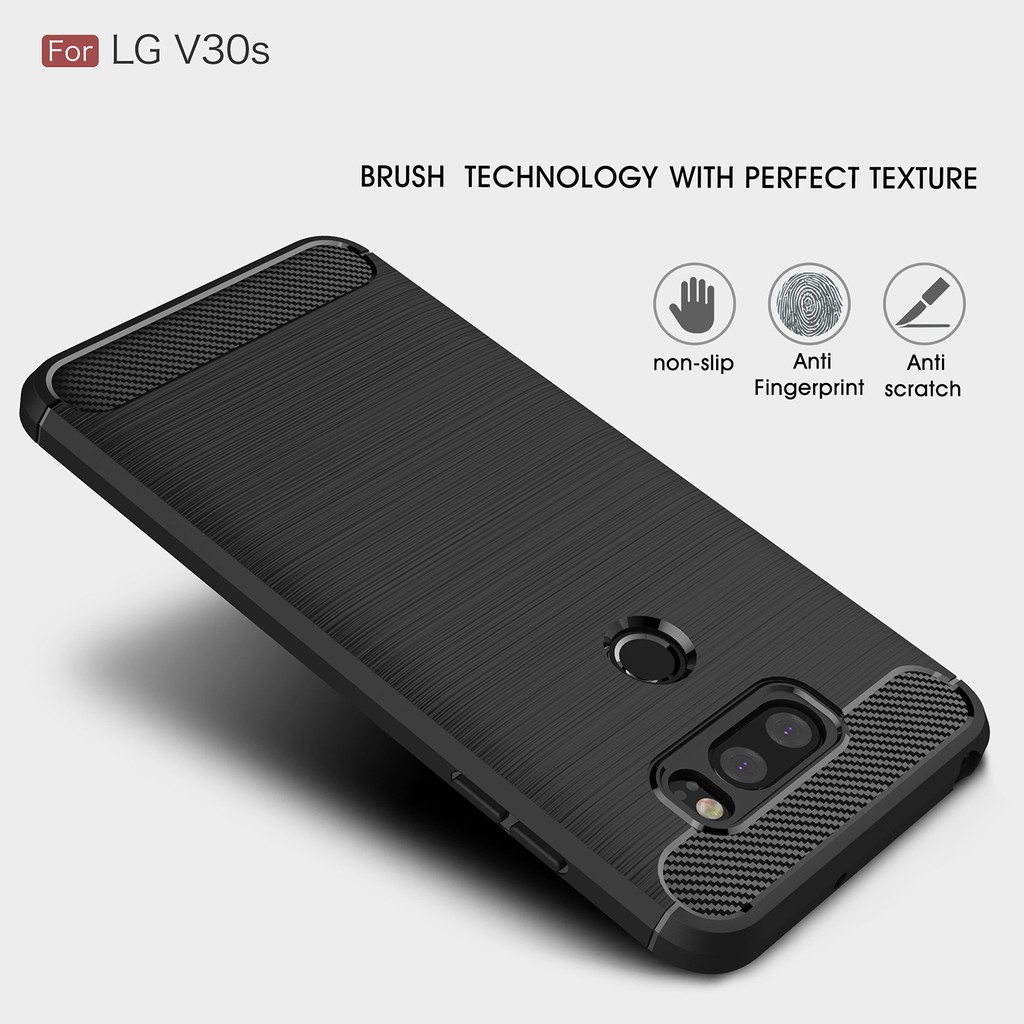 Case Carbon LG V30 V30S V30+ V30S+ V35 V40 V50 V50S V60 ThinQ G6 G6+ G7 G7+ G8 G8S ThinQ G8X Soft Ph