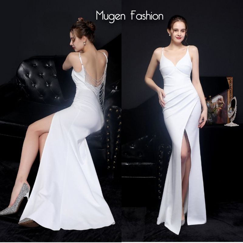 Mugen Fashion ชุดราตรี เดรสราตรี ชุดออกงาน เดรสออกงาน งานตรงปก เกรดพรีเมี่ยม