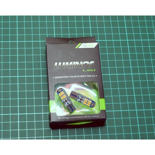 T10 15-Point Luminos Nine Jelly City ไฟเลี้ยว LED 1 ชุด 2 ชิ้นต้นฉบับ