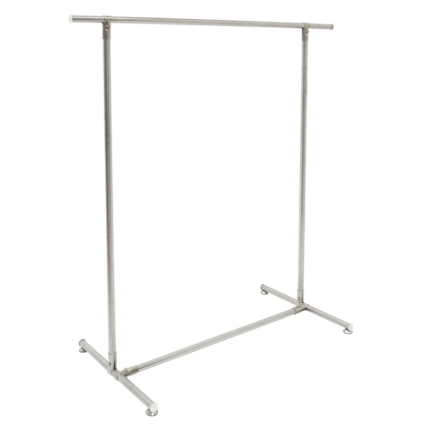 Q Line ราวตากผ้าสแตนเลส-ราวเดี่ยว วัสดุสแตนเลสคุณภาพดี ขนาด 120x50x128 ซม.MS-504/1