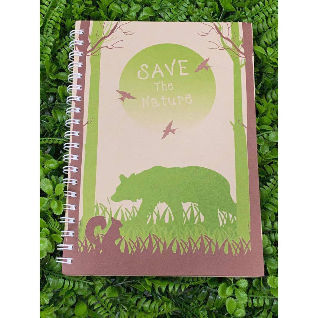 สมุกปกแข็งสันห่วง A5 75แกรม/100แผ่น (รวมปก)