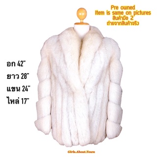 โค้ทขนสัตว์ เฟอร์ฟ็อกซ์ blue fox fur coat