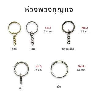 พวงกุญแจ ห่วงพวงกุญแจ อะไหล่พวงกุญแจ [แพ็ค1โหล] ✅พร้อมส่ง