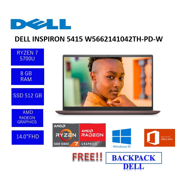 DELL Inspiron 5415-W5662141042TH-PD-W