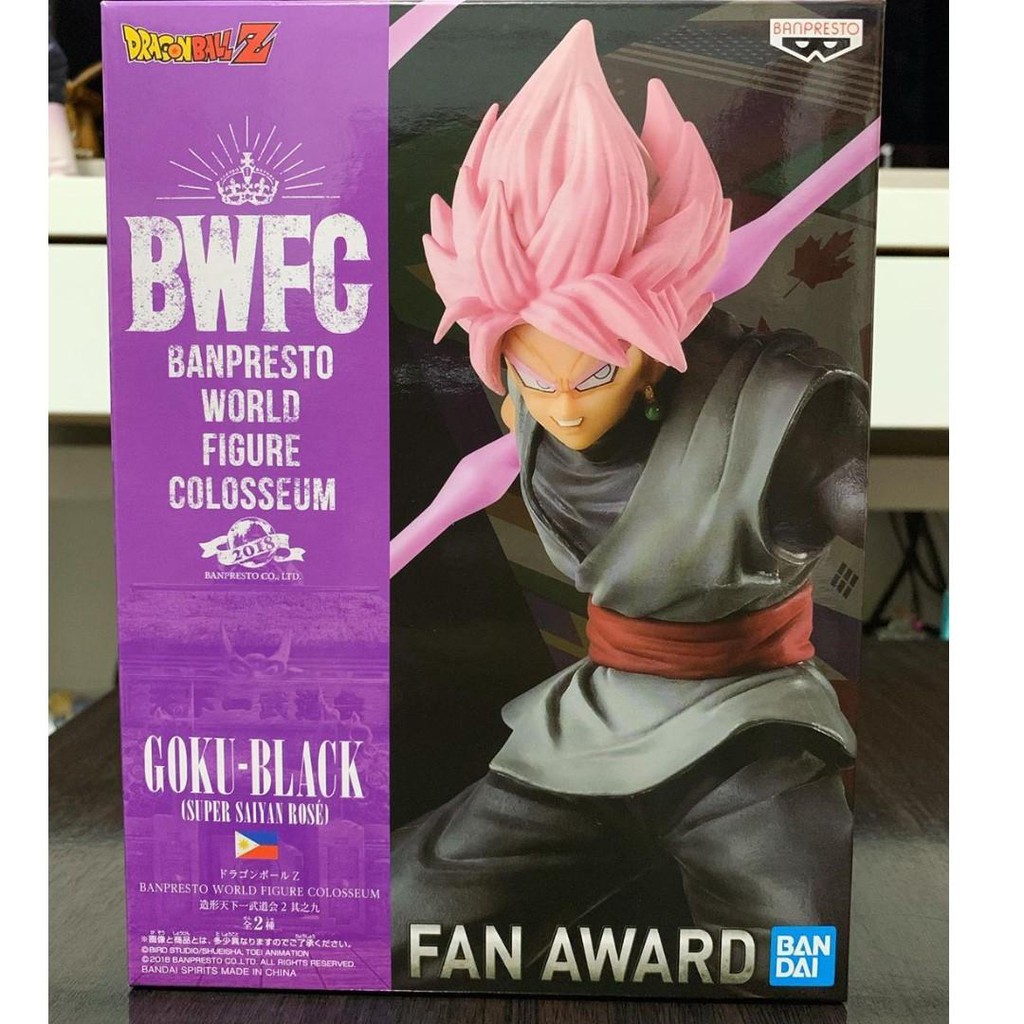 Bandai Dragon Ball Super Goku Black Rose BWFC World Colosseum Black Goku Pink Goku Rose Action Figur