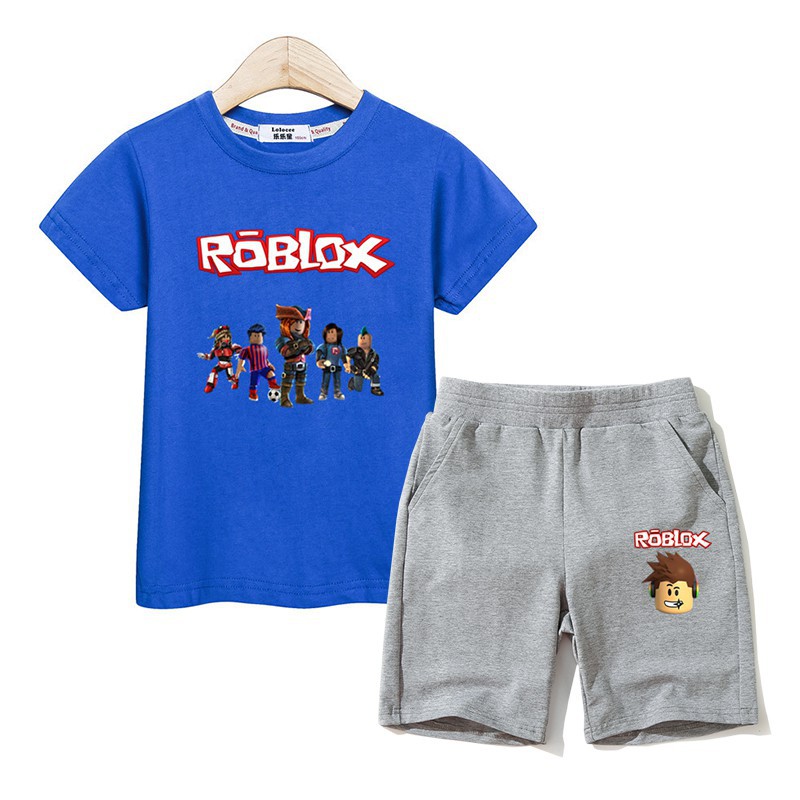 Roblox กางเกงขาสนเดกชายเสอยดเดก เครองแตงกายลำลอง - t shirt roblox dragon ball
