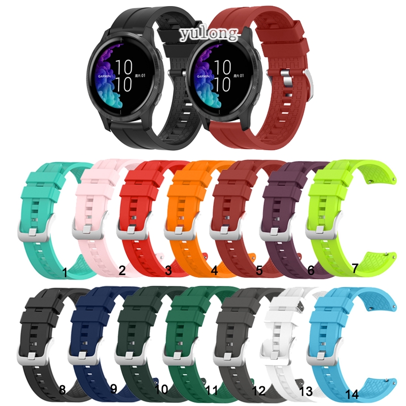 สายนาฬิกาข้อมือซิลิโคน สําหรับ Garmin Venu SQ 2 venu2 plus