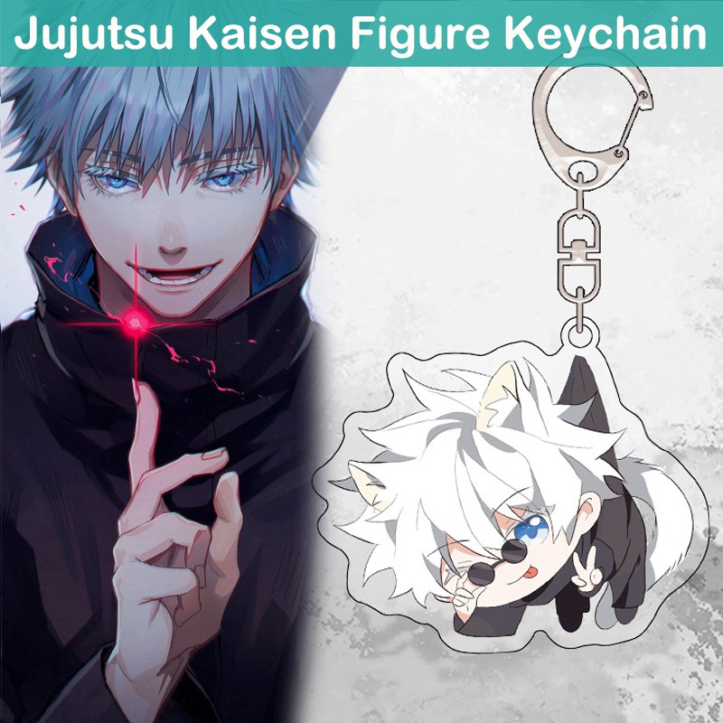 Jujutsu Kaisen พวงกุญแจรูป Gojo Satoru Sukuna พวงกุญแจอะคริลิค Yuji Itadori พวงกุญแจสําหรับเพื่อนเด็