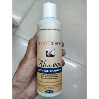 Dermcare Aloveen Oatmeal Shampoo 250 ml แชมพูสำหรับสุนัข-แมว ลดคัน ผิวแพ้ง่าย