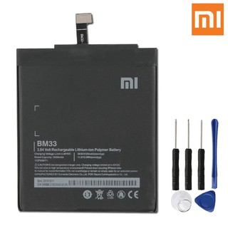 แบตเตอรี่ BM33 สำหรับ Xiao mi 4i BM33 ของแท้เปลี่ยนแบตเตอรี่ 3120mAh ฟรีเครื่องมือ